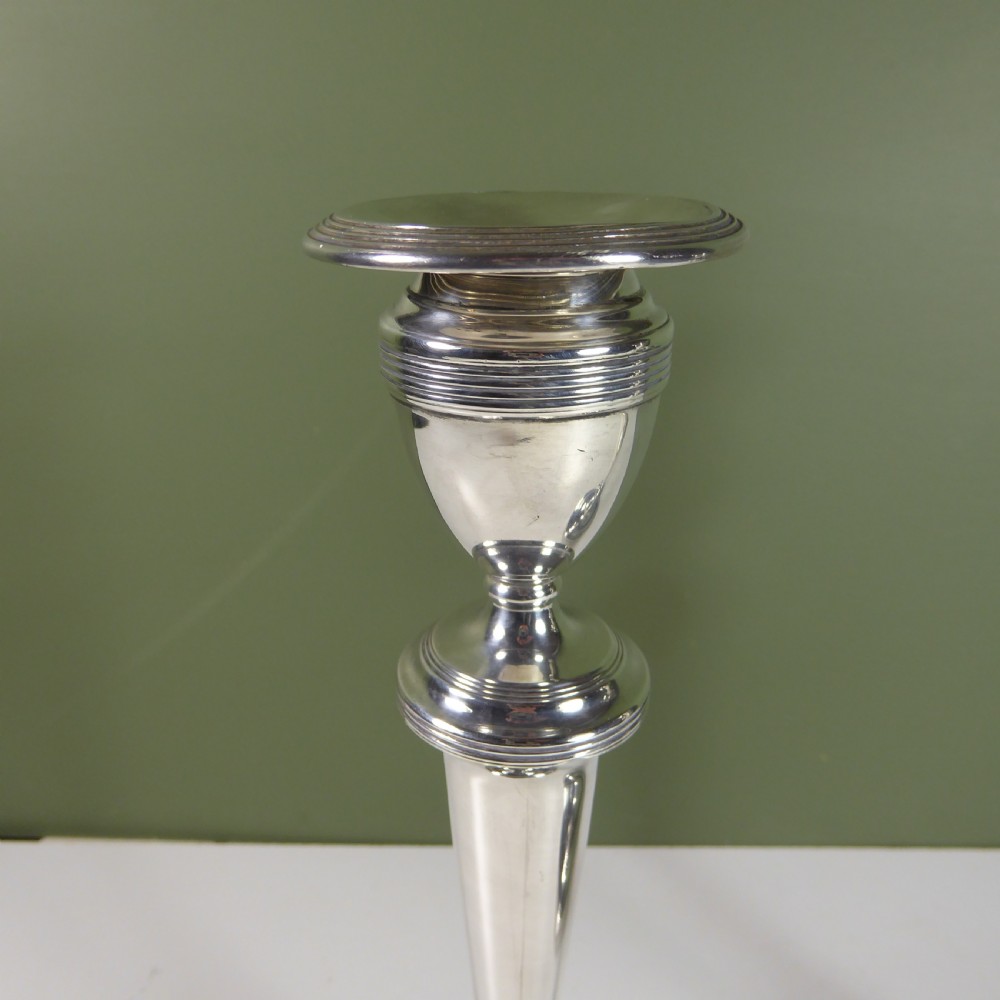 PAIR OF SILVER CANDLESTICK 1908 View II