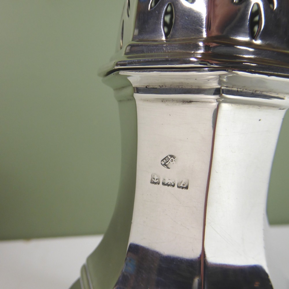 SOLID SILVER SUGAR CASTOR View III