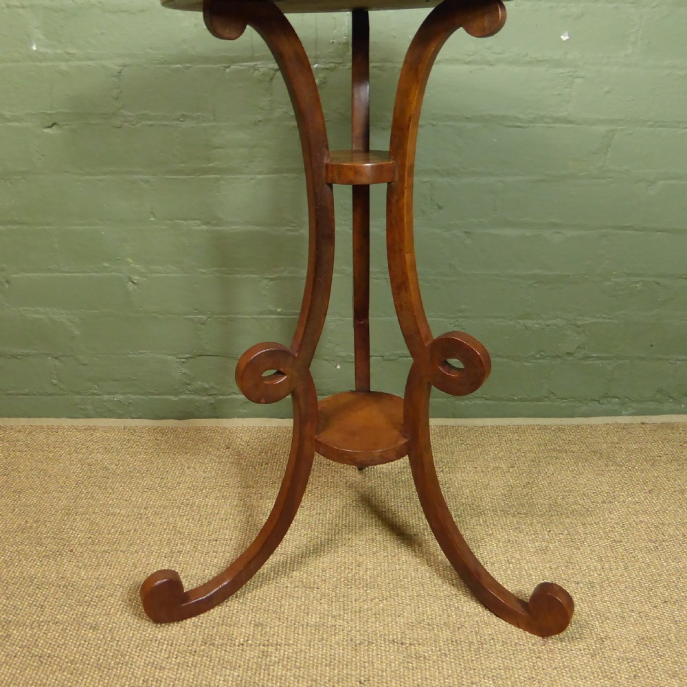 19TH C FRUITWOOD STAND, TORCHERE View IV