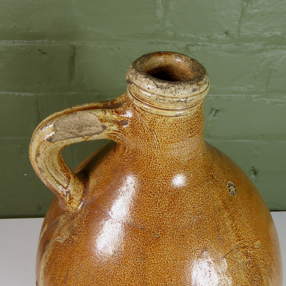 LARGE 17TH C BELLARMINE JAR View V