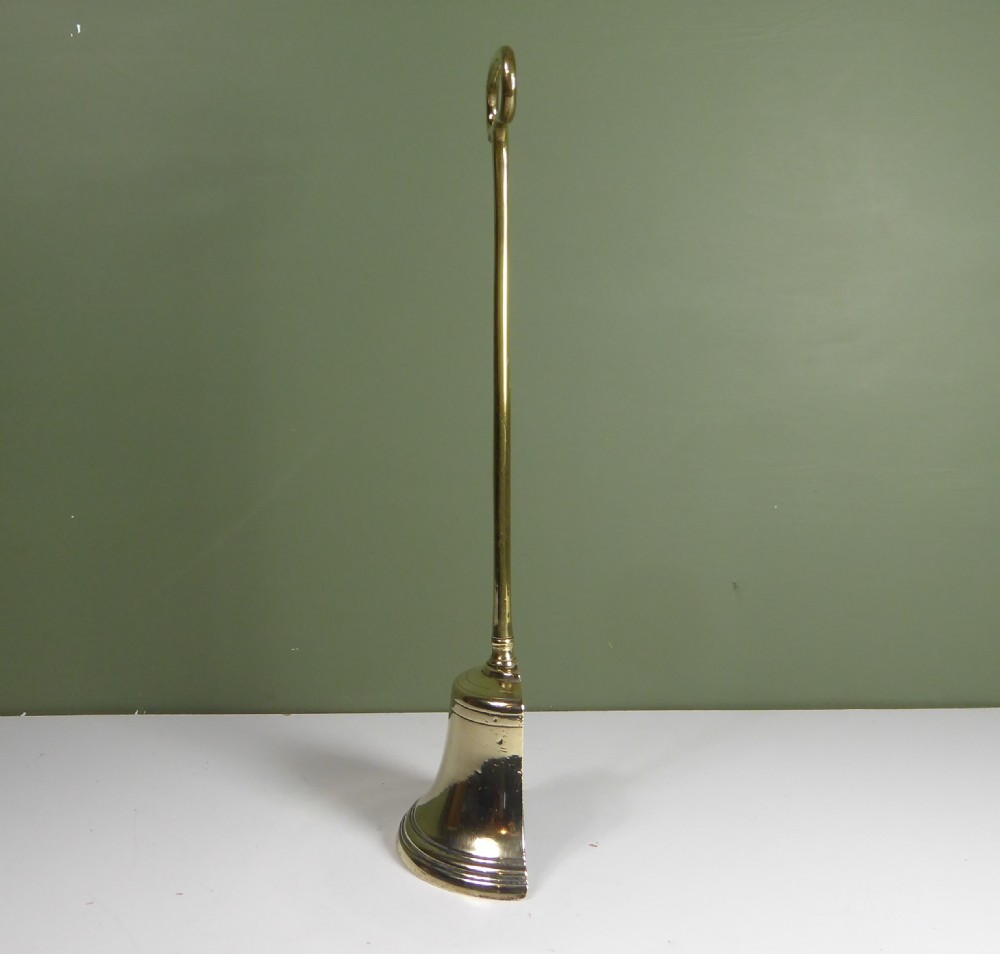 EARLY 19TH C BRASS DOOR STOP, DOOR PORTER View II