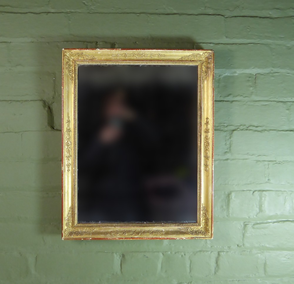 EARLY 19TH C GILT MIRROR