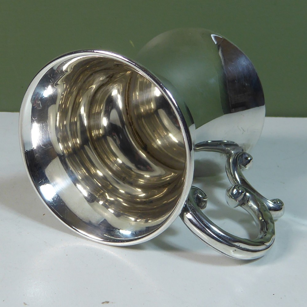 SOLID SILVER MUG 1918 View VI