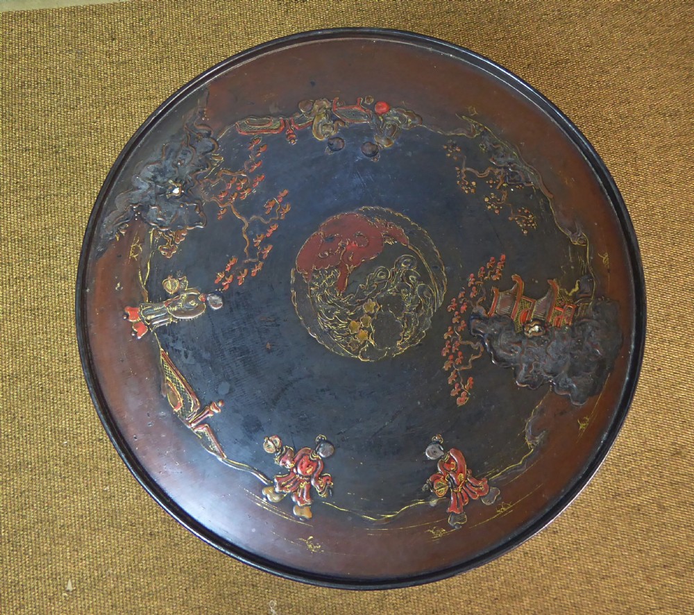 19TH C LACQUER TABLE View IV