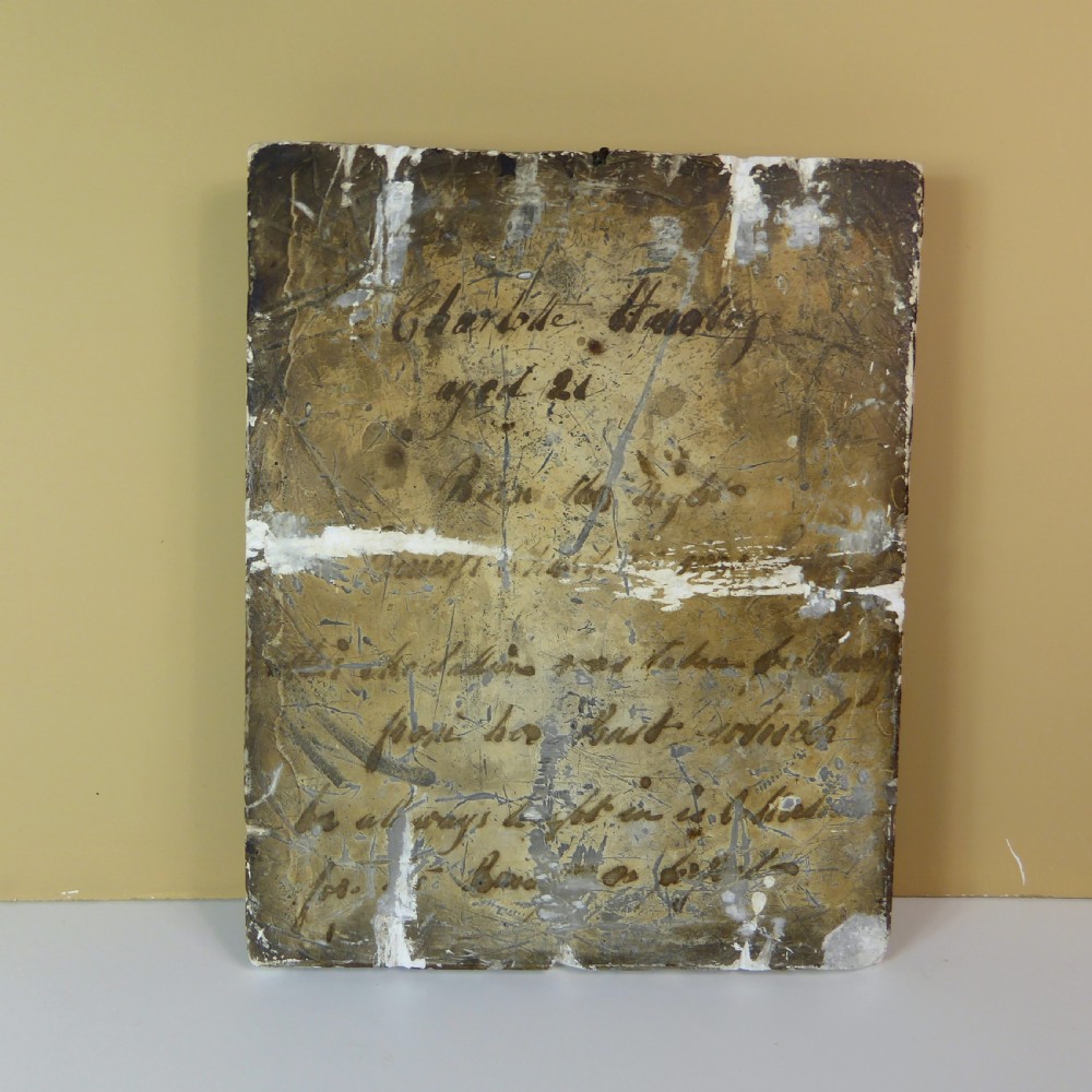 19TH C PORTRAIT PLAQUE OF A GIRL View II