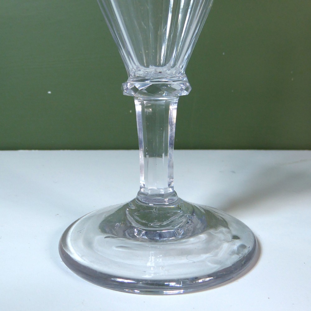 SET OF SIX 19TH C WINE GLASSES View VI