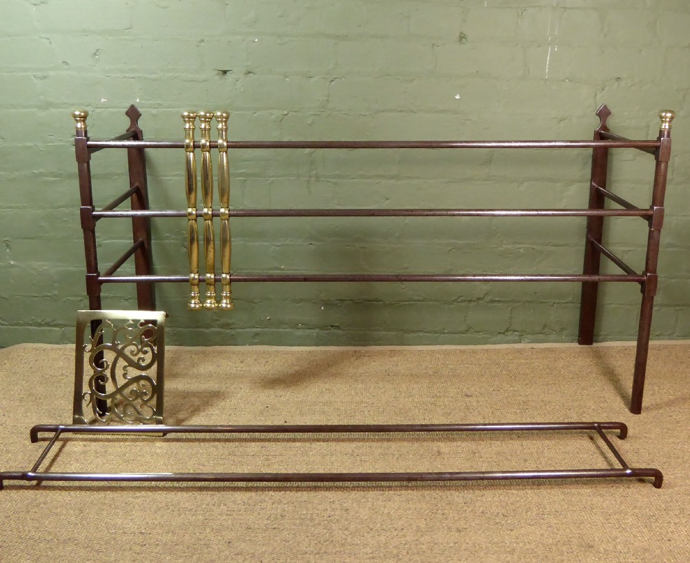UNUSUAL, ADJUSTABLE 19TH C FIRE FENDER View III