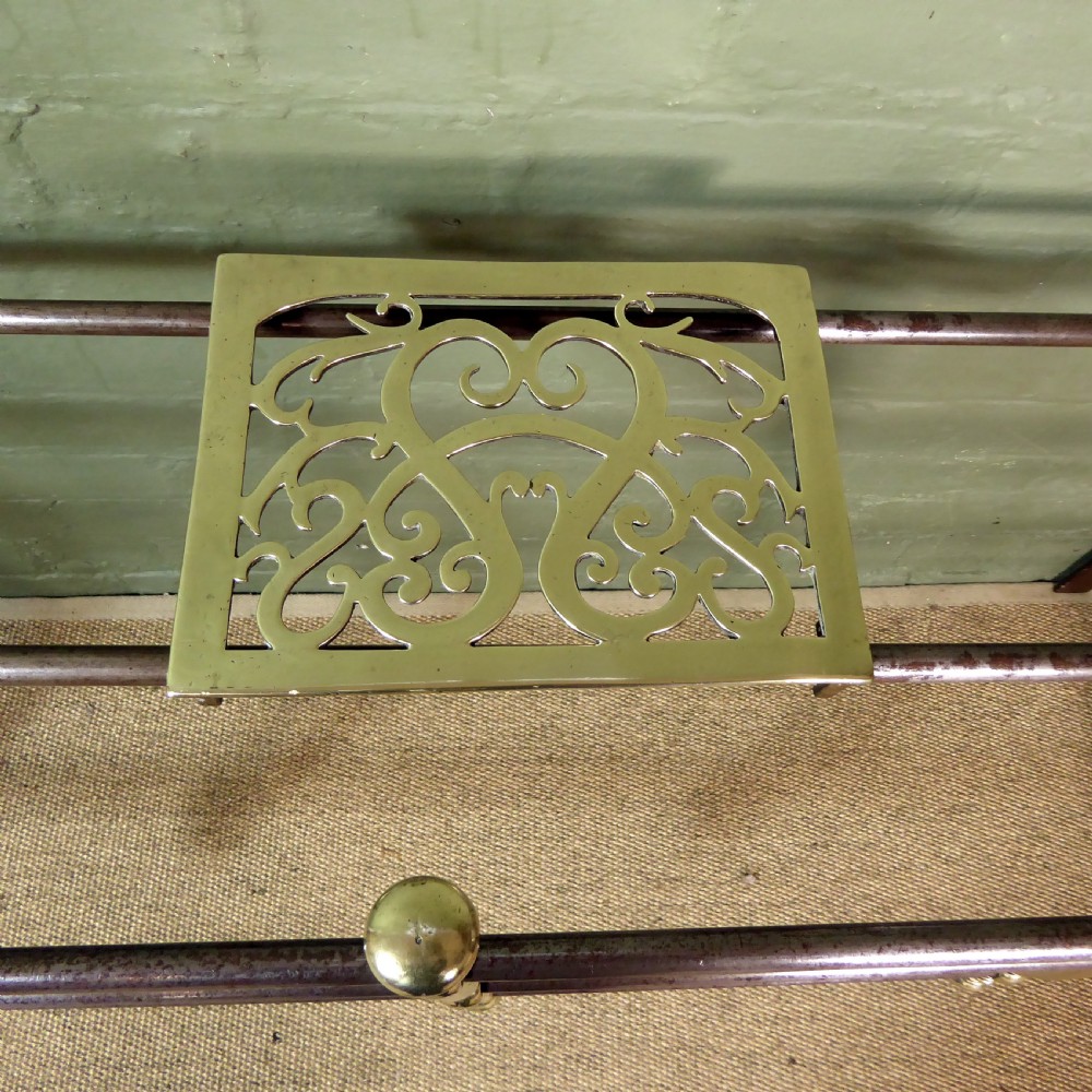 UNUSUAL, ADJUSTABLE 19TH C FIRE FENDER View IV
