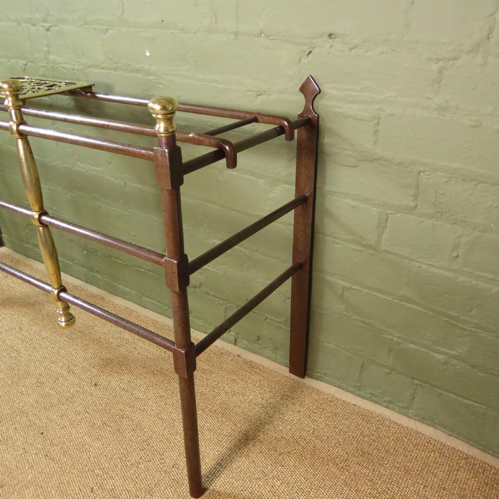 UNUSUAL, ADJUSTABLE 19TH C FIRE FENDER View V