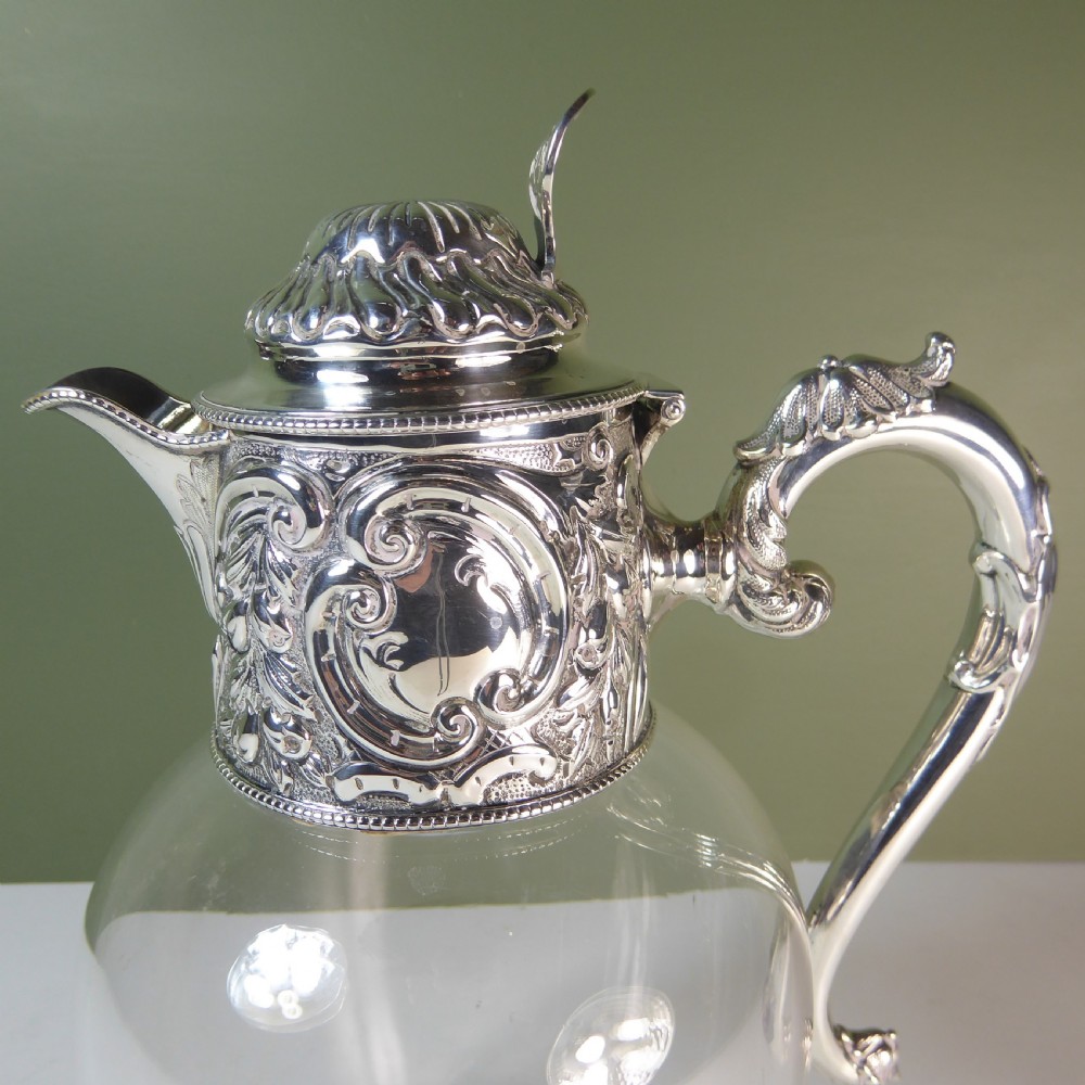 SILVER CLARET JUG 1889 View IV