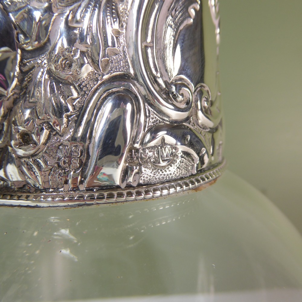 SILVER CLARET JUG 1889 View VI
