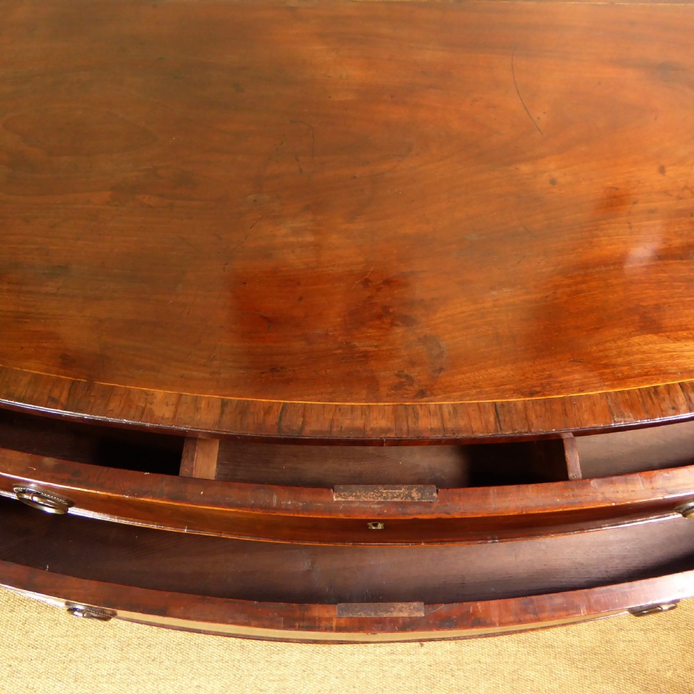 EARLY 19TH C MAHOGANY CHEST OF DRAWERS View IV