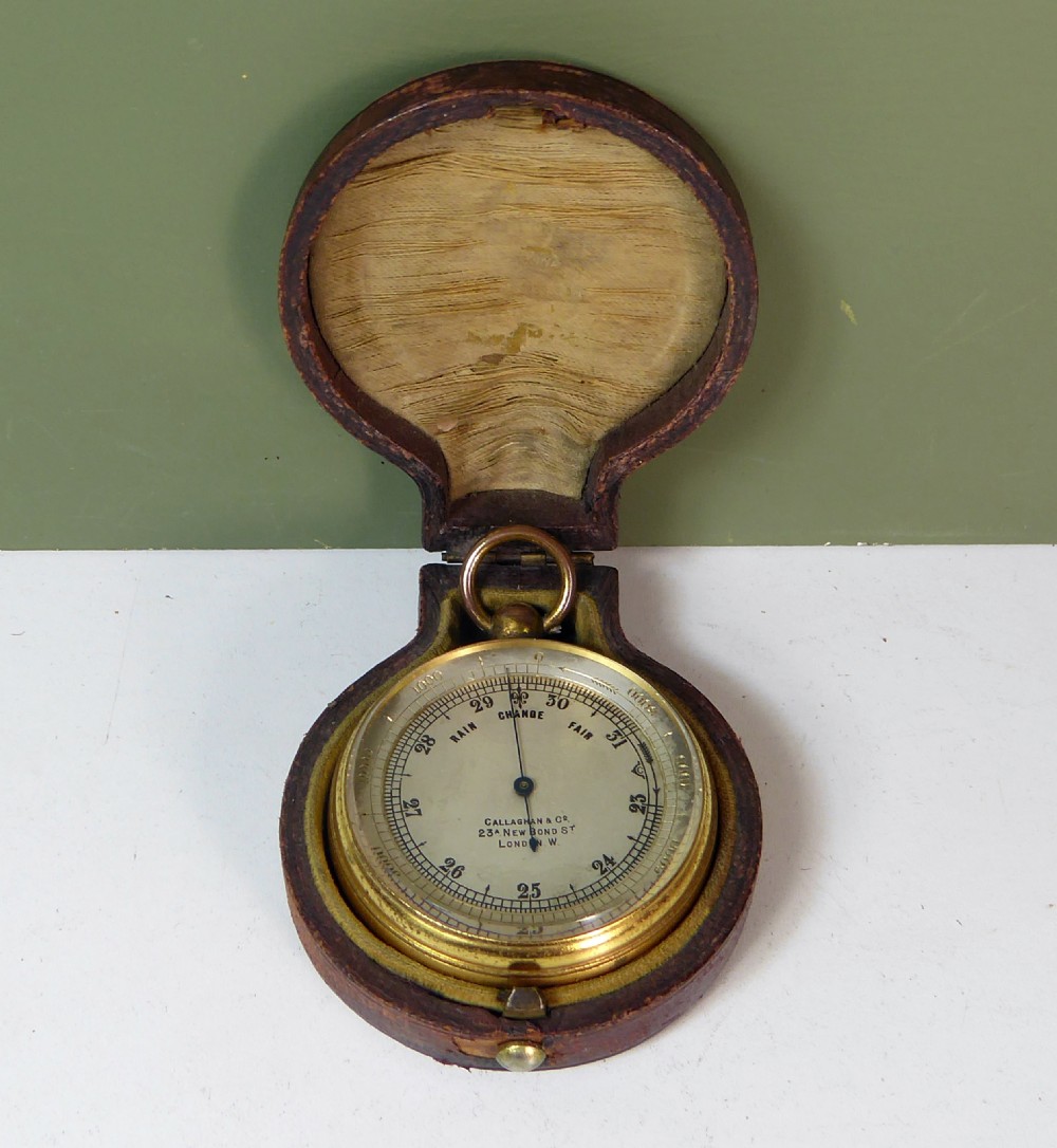 19TH C POCKET BAROMETER View II