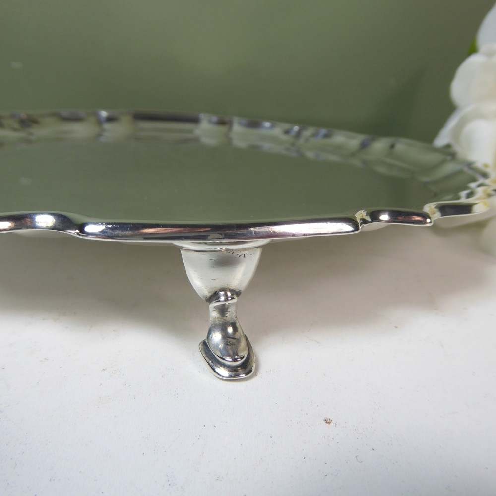SOLID SILVER SALVER 1905 View VI