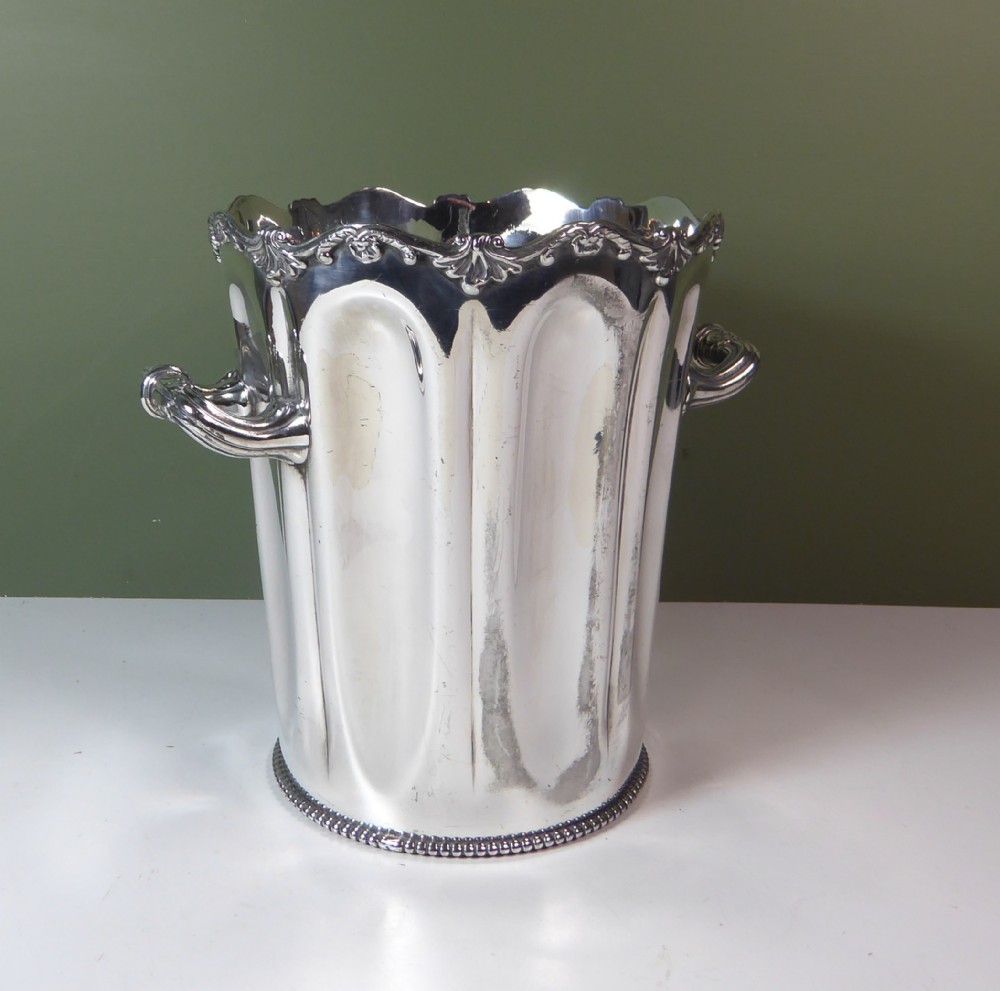 SILVER PLATED WINE COOLER