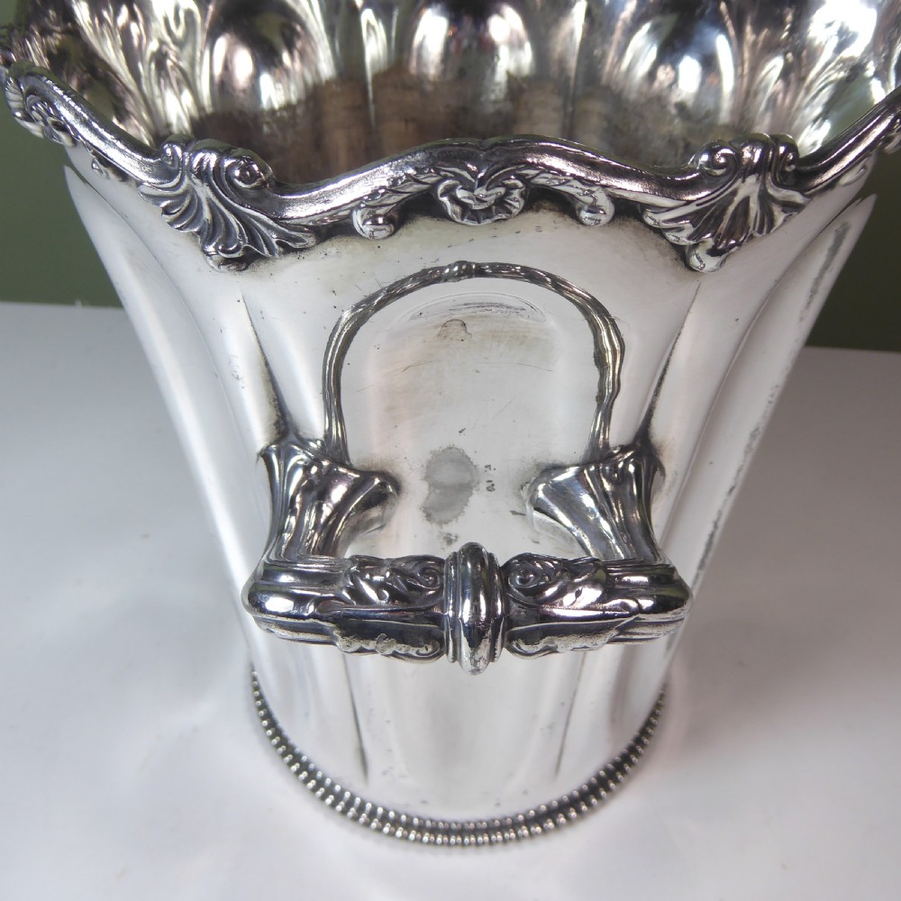 SILVER PLATED WINE COOLER View V