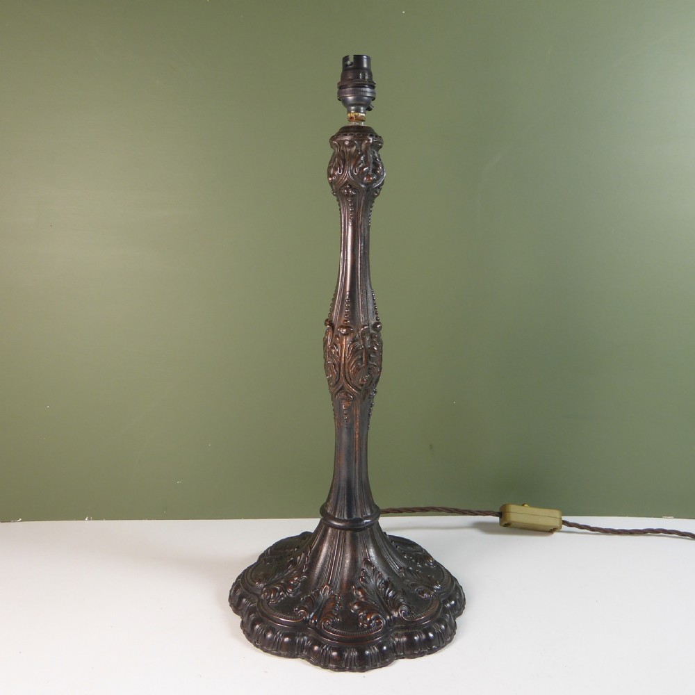 19TH C TABLE LAMP