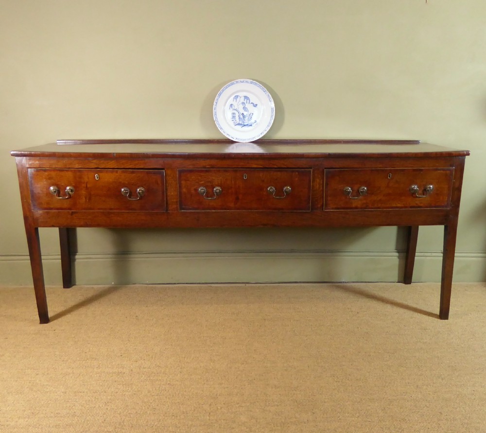 18TH C OAK DRESSER