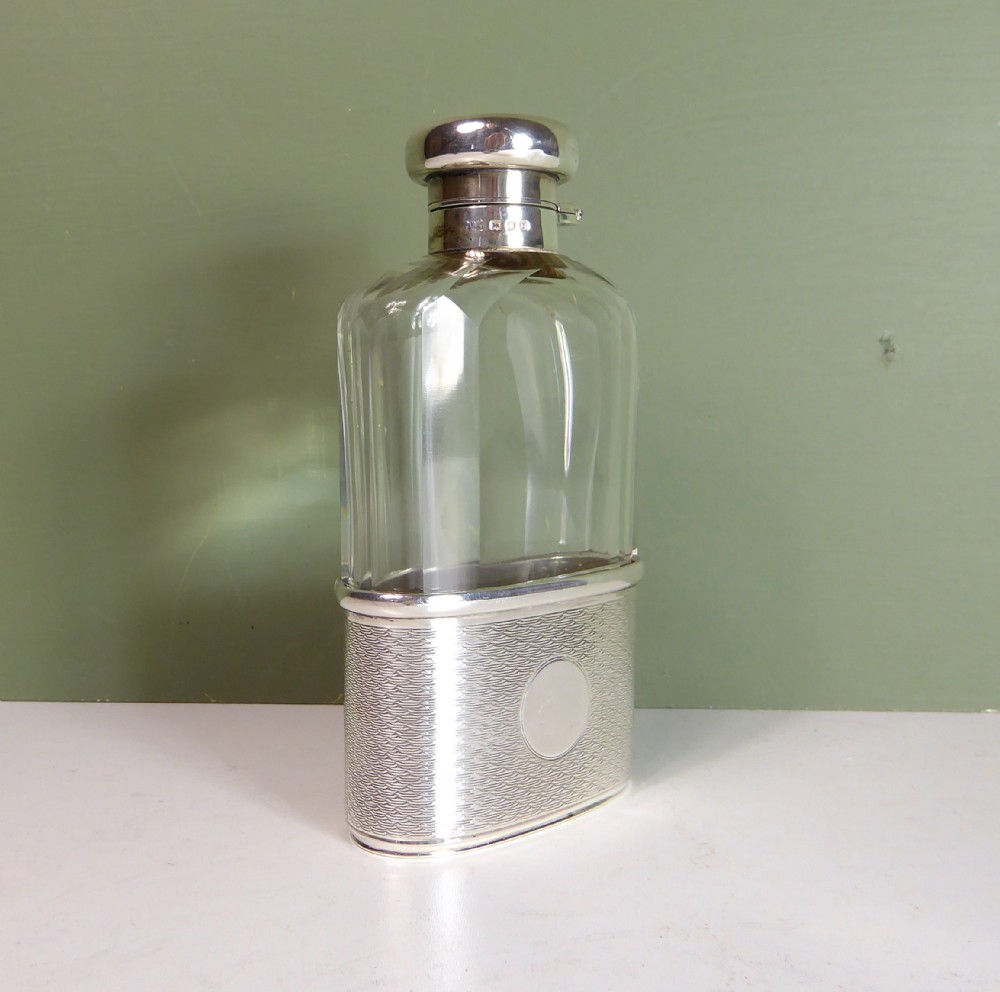 SILVER HIP FLASK BY MAPPIN & WEBB