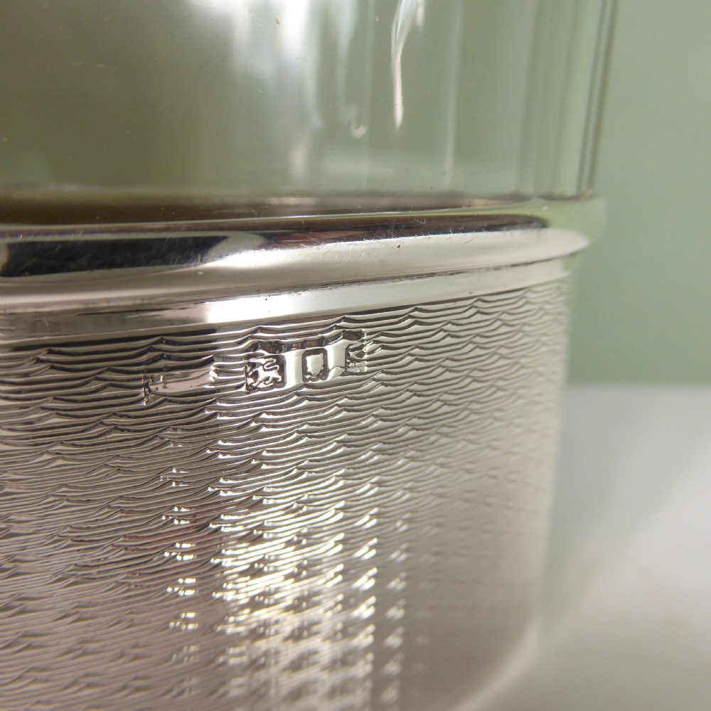 SILVER HIP FLASK BY MAPPIN & WEBB View II
