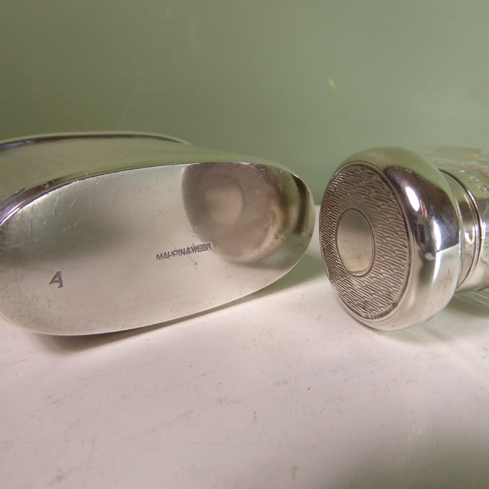 SILVER HIP FLASK BY MAPPIN & WEBB View III