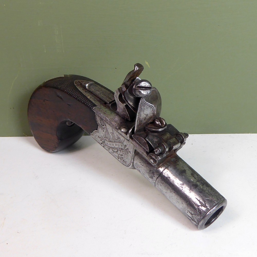 EARLY 19TH C FLINTLOCK PISTOL
