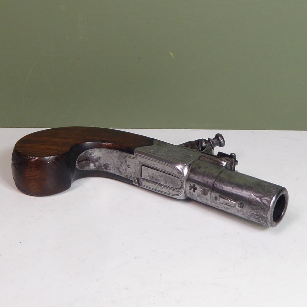 EARLY 19TH C FLINTLOCK PISTOL View II