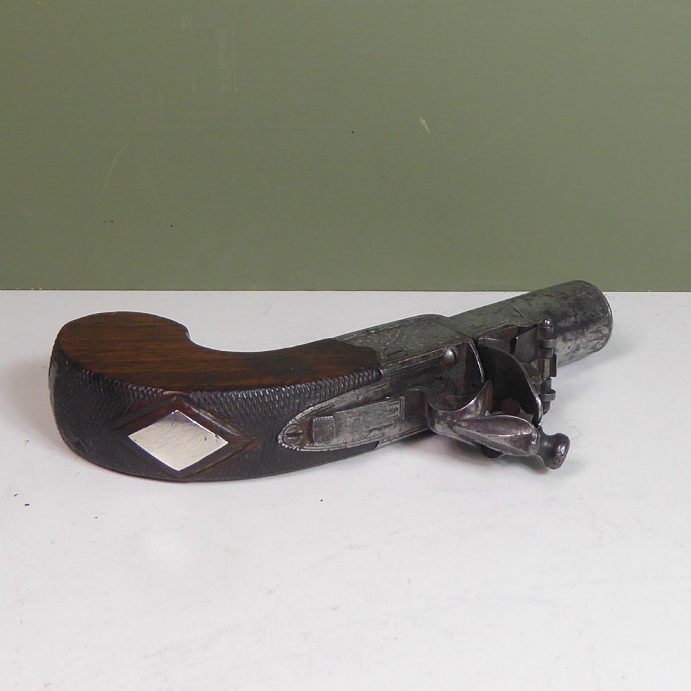 EARLY 19TH C FLINTLOCK PISTOL View VI