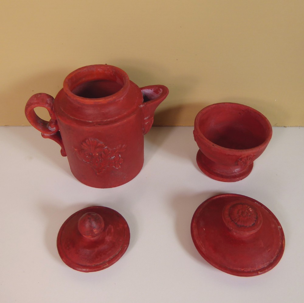 19TH C MINIATURE TEA SET View VI