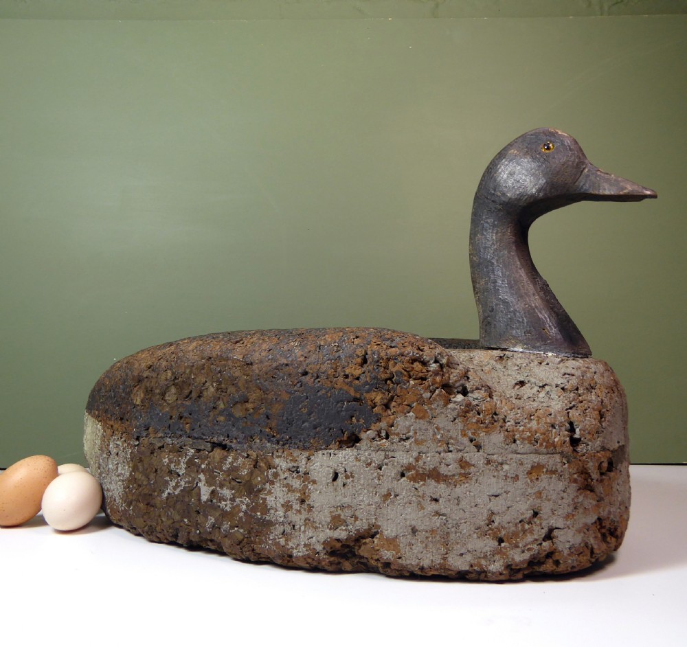 19TH C CORK CANADA GOOSE DECOY