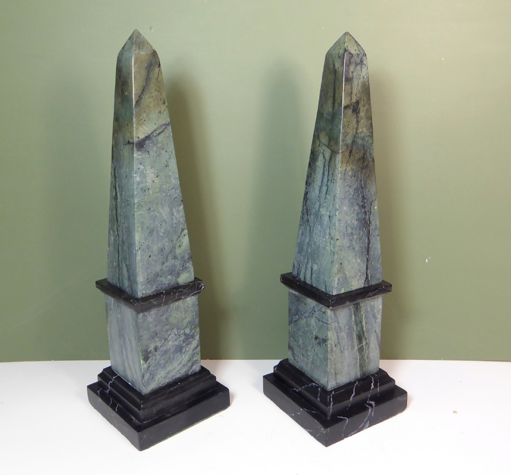 PAIR OF MARBLE OBELISK View IV