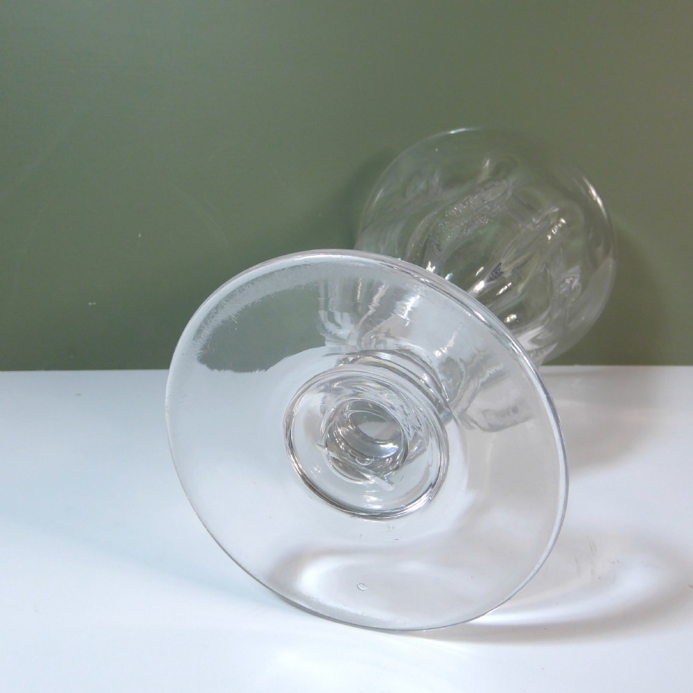 19TH C GLASS CELERY VASE View III