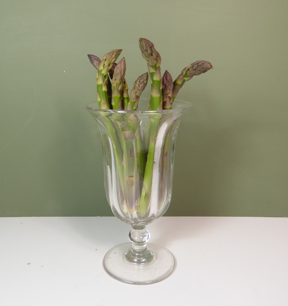 19TH C GLASS CELERY VASE View V