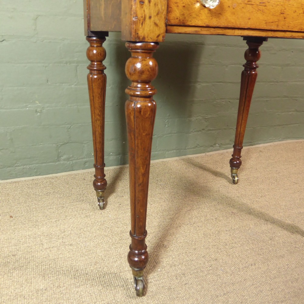 19TH C OAK SIDE TABLE View III