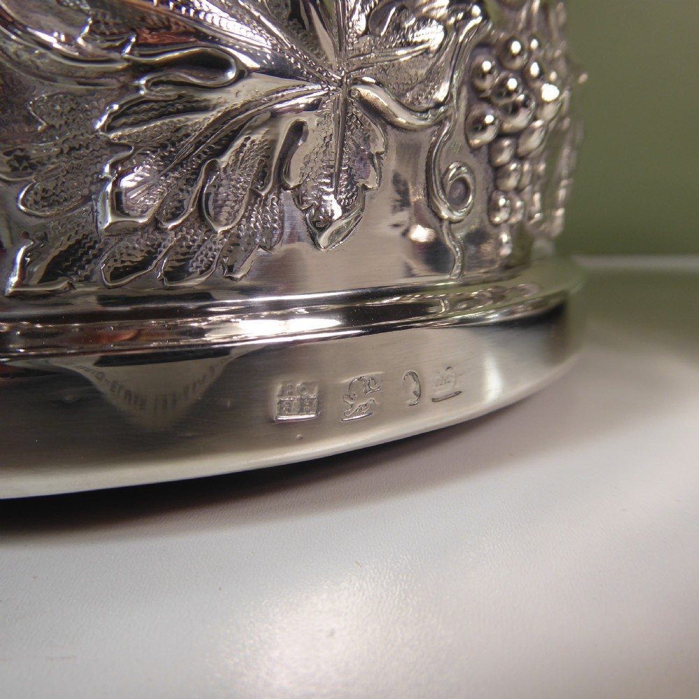 PAIR OF 19TH C SILVER COASTERS 1832 View IV
