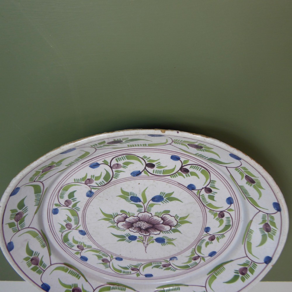 18TH C TIN GLAZED BOWL View II