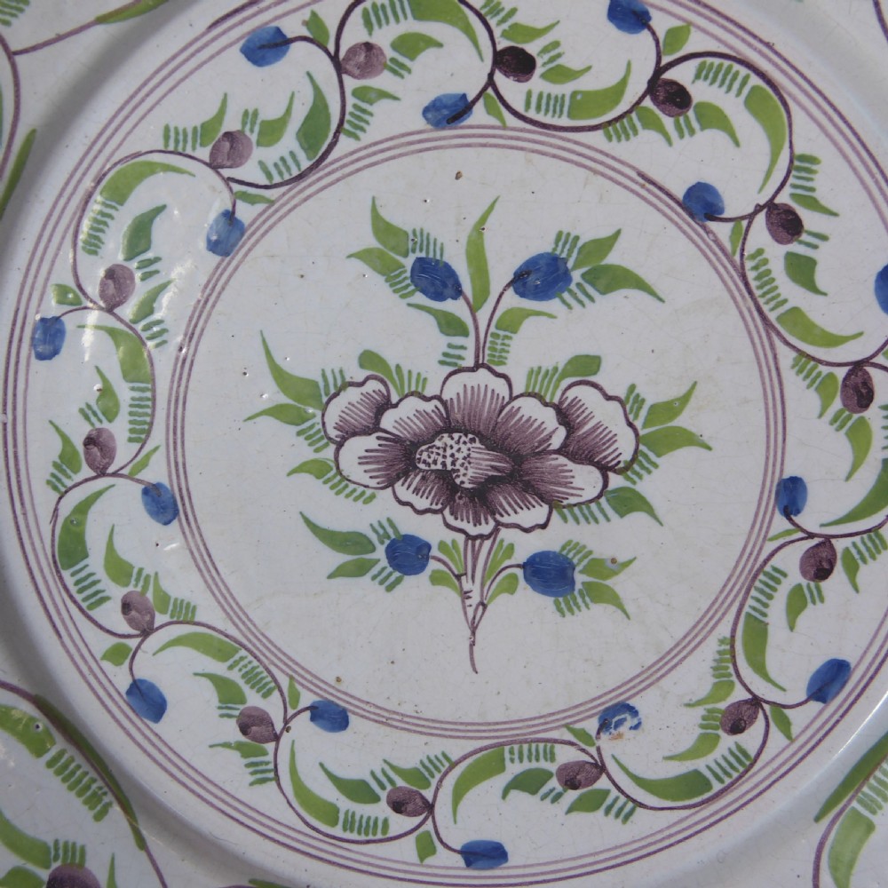 18TH C TIN GLAZED BOWL View III