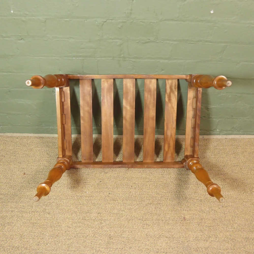 19TH C SATINWOOD LUGGAGE STAND View VI