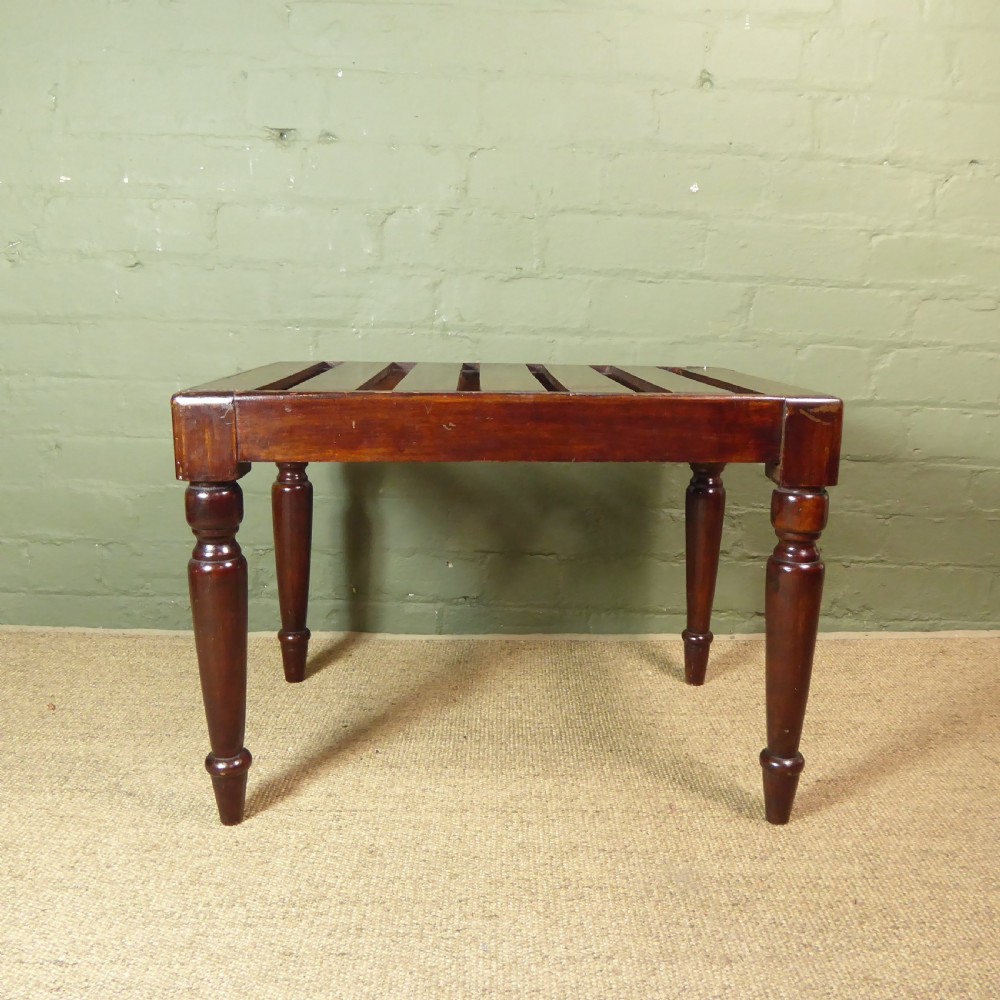 19TH C LUGGAGE STAND View II