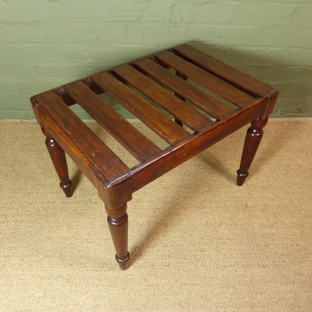 19TH C LUGGAGE STAND View III