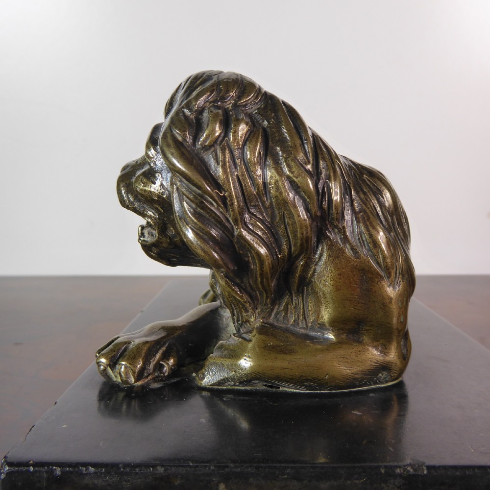 EARLY 19TH C BRONZE LION View V