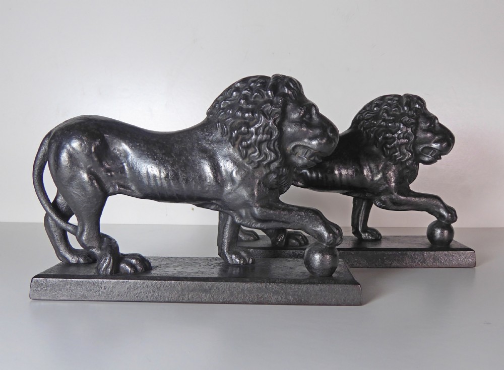 19TH CENTURY MEDICI LIONS View II