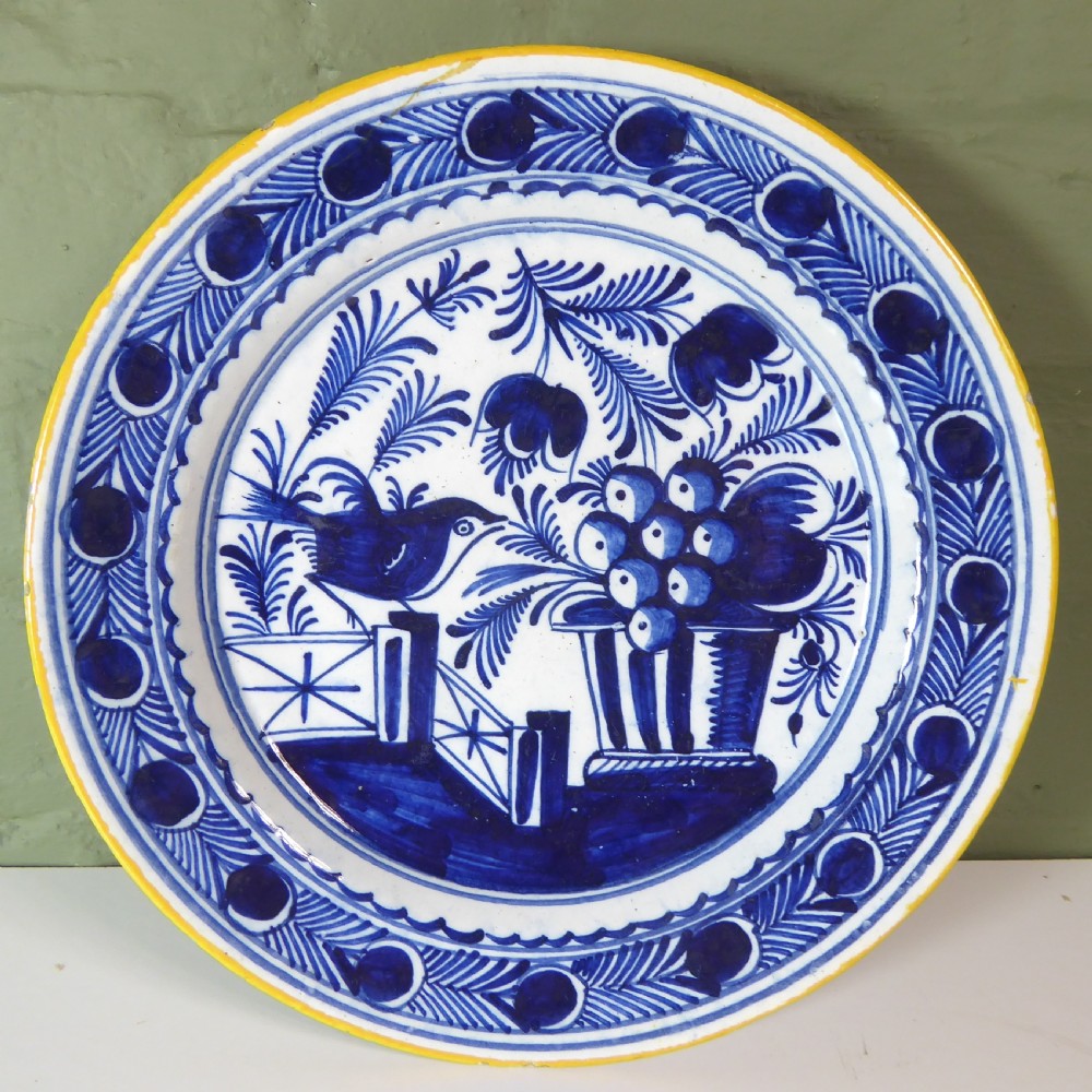 PAIR OF 18TH C DELFT CHARGERS View II
