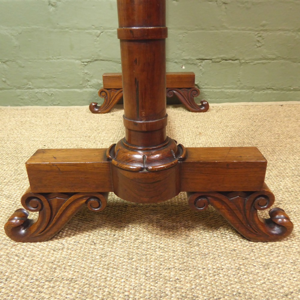 EARLY 19TH C ROSEWOOD TABLE View VI
