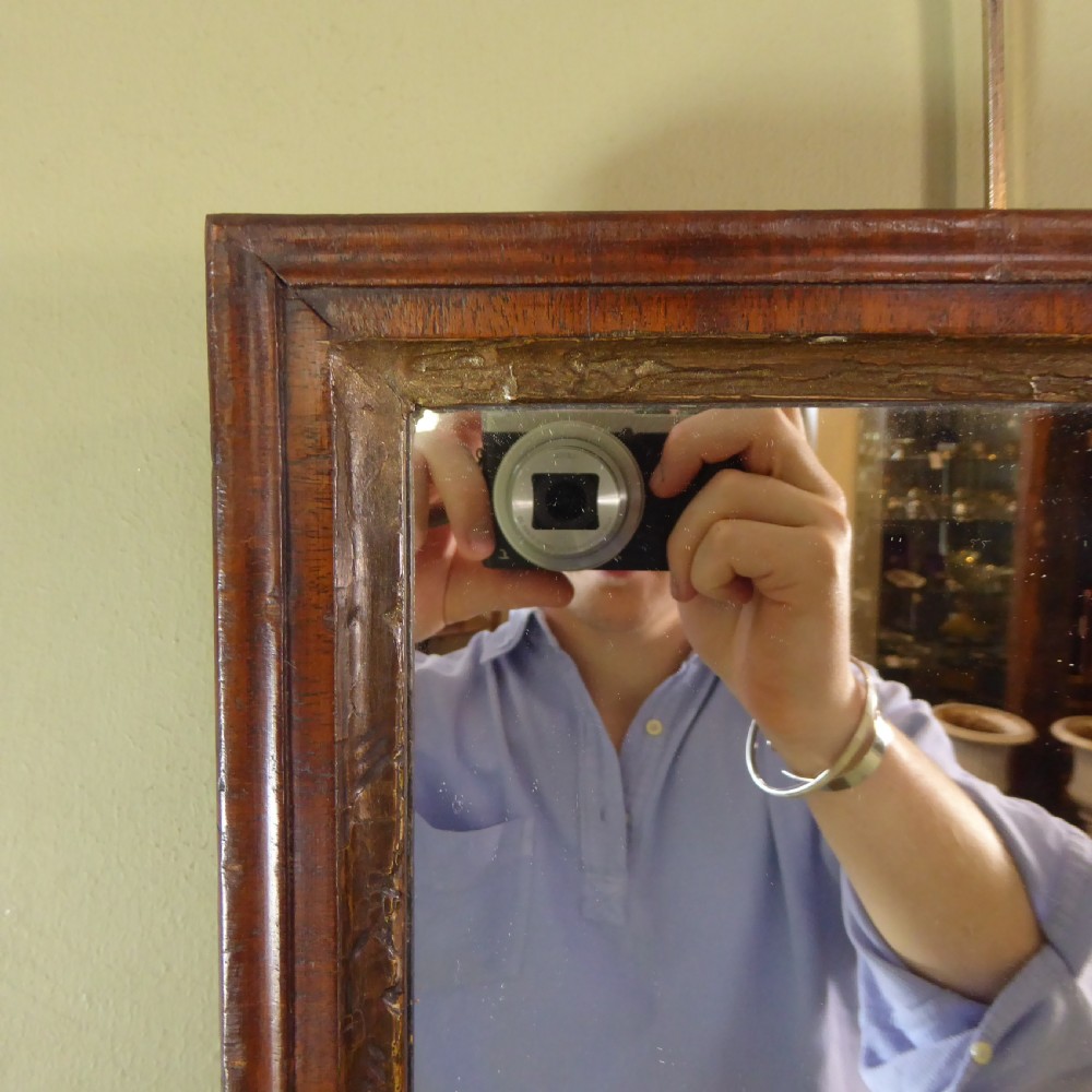 EARLY GEORGE III WALNUT MIRROR View V