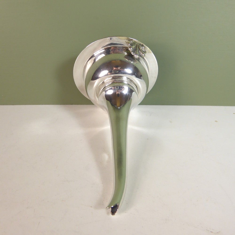 19TH C SILVER PLATED WINE FUNNEL View IV
