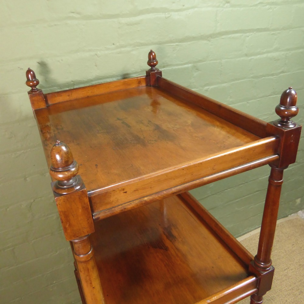 19TH C MAHOGANY WHATNOT View III