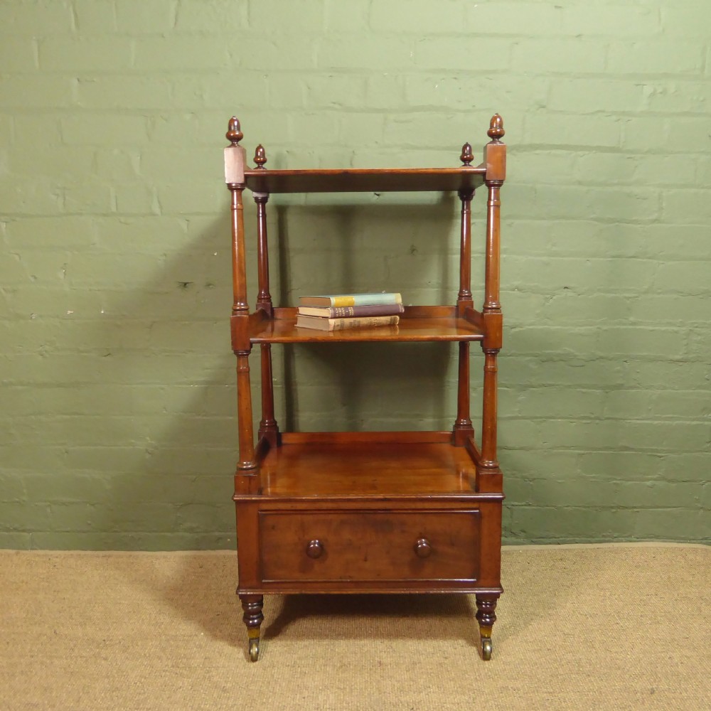 19TH C MAHOGANY WHATNOT View VII