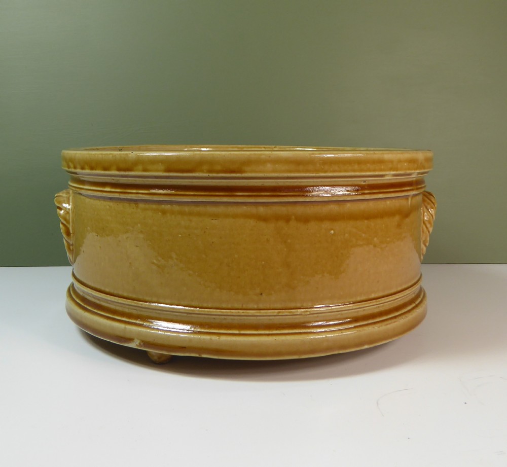 LARGE 19TH C SCOTTISH GLAZED BOWL