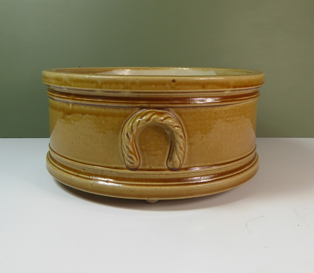 LARGE 19TH C SCOTTISH GLAZED BOWL View II